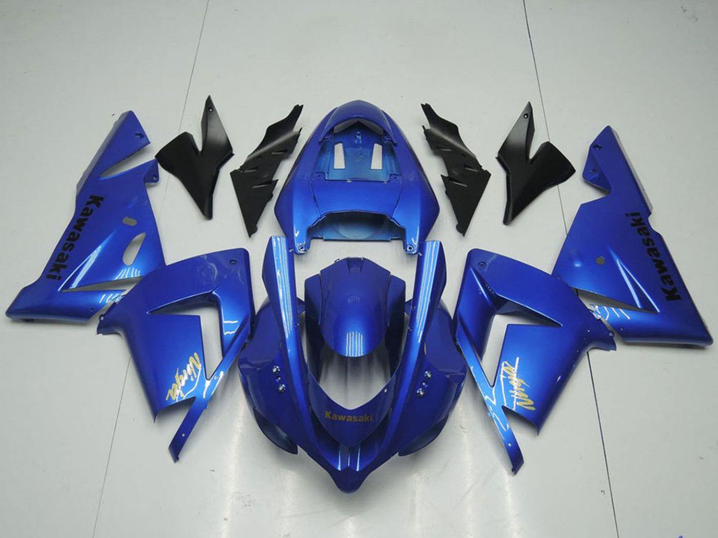 2004-2005 Kawasaki Ninja ZX10R Candy Blue Fairing Kit