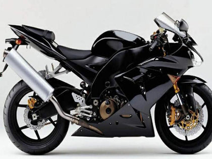 2004-2005 Kawasaki ZX-10R Glossy Black Fairing Kit