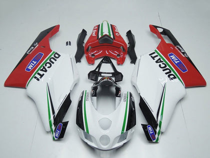 2005-2006 Ducati 999 / 749 White Red Enel Fairing Kit