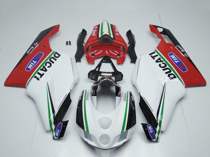 2005-2006 Ducati 999 / 749 White Red Enel Fairing Kit
