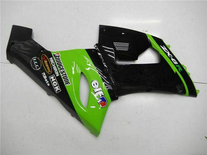2005-2006 Kawasaki ZX-6R Green Fairing Kit
