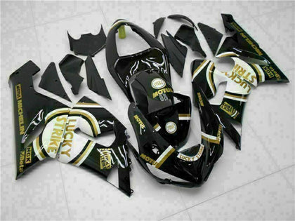 2005-2006 Kawasaki ZX-6R Black Fairing Kit