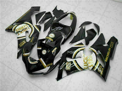 2005-2006 Kawasaki ZX-6R Black Fairing Kit