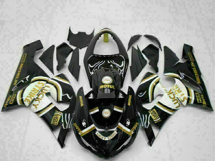 2005-2006 Kawasaki ZX-6R Black Fairing Kit