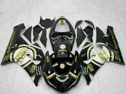 2005-2006 Kawasaki ZX-6R Black Fairing Kit