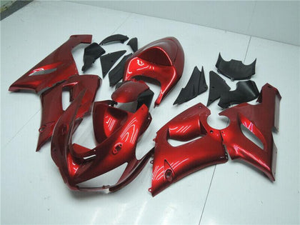 2005-2006 Kawasaki ZX-6R Candy Red Fairing Kit