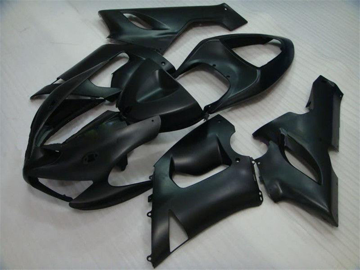 2005-2006 Kawasaki Ninja ZX6R Matte Black Fairing Kit