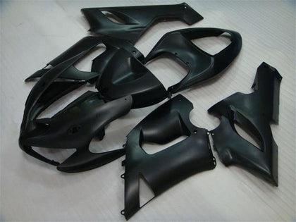 2005-2006 Kawasaki ZX-6R Matte Black Fairing Kit