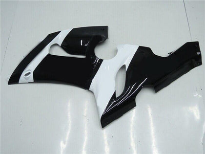 2005-2006 Kawasaki ZX-6R Black White Fairing Kit