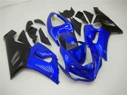 2005-2006 Kawasaki ZX-6R Blue Fairing Kit