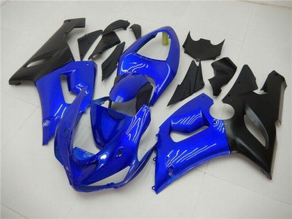 2005-2006 Kawasaki ZX-6R Blue Fairing Kit