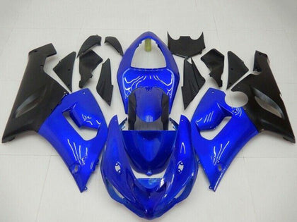 2005-2006 Kawasaki ZX-6R Blue Fairing Kit