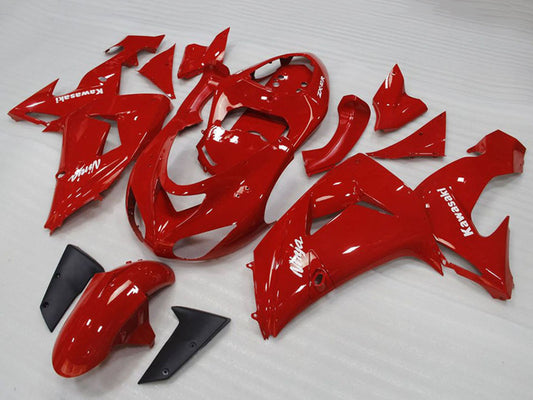 2006-2007 Kawasaki Ninja ZX10R Red Fairing Kit