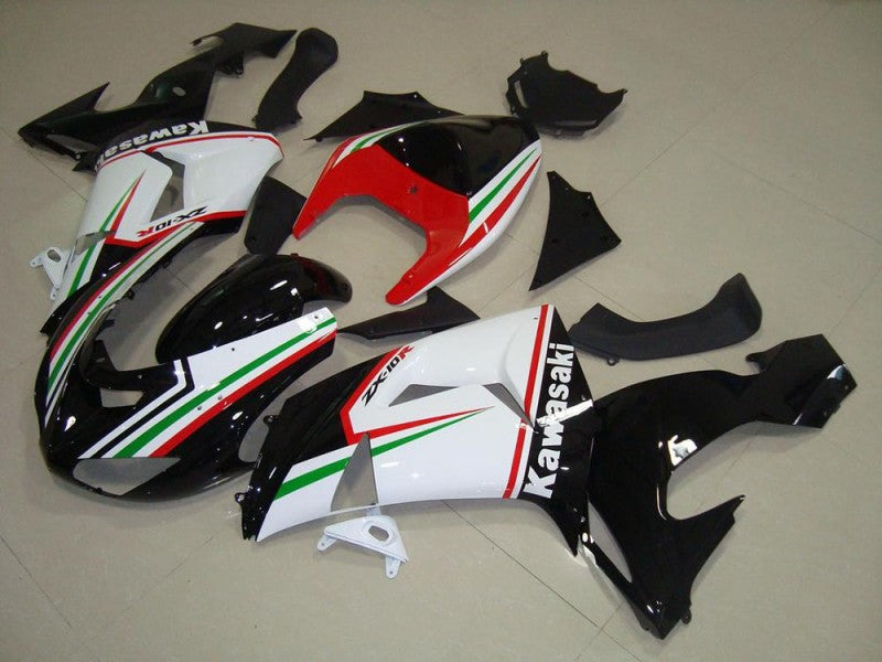 Purchase 2006-2007 White Red Black Green Kawasaki ZX10R Motorcycle Fairings UK