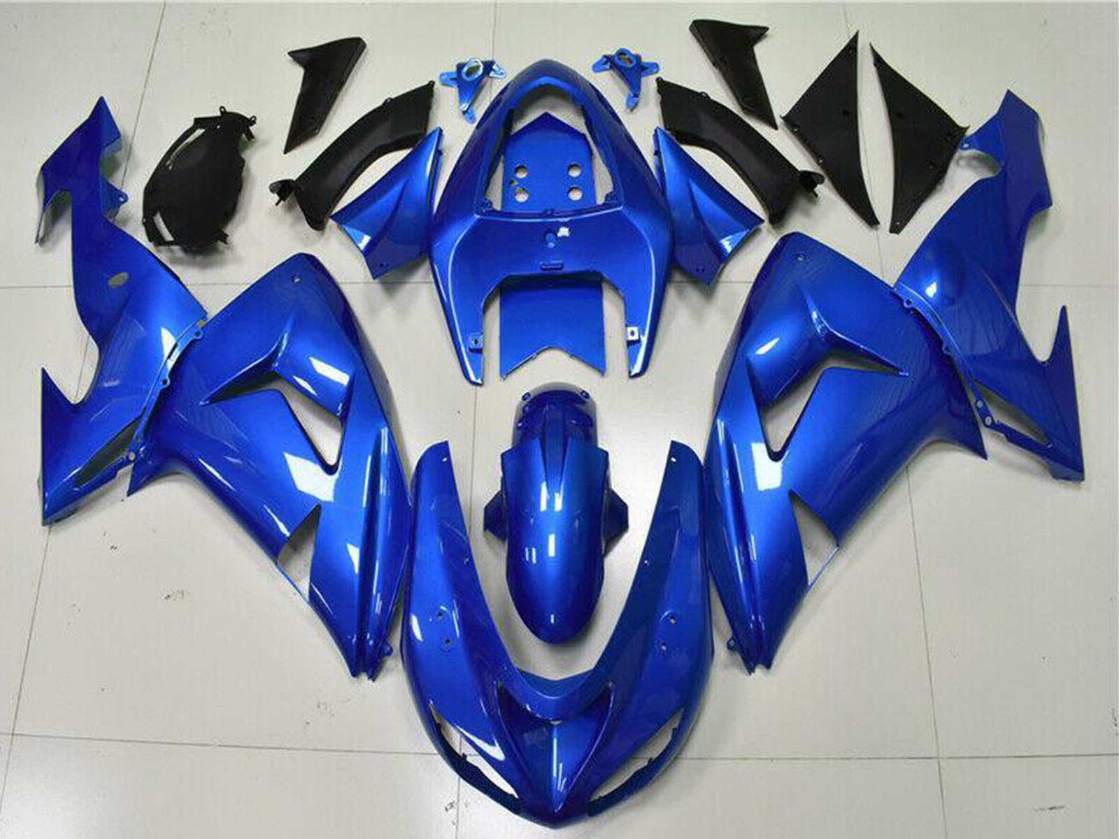 2006-2007 Kawasaki ZX10R Blue Fairing Kit