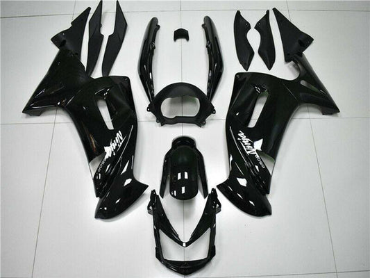 2006-2008 Kawasaki EX650R Glossy Black Fairing Kit