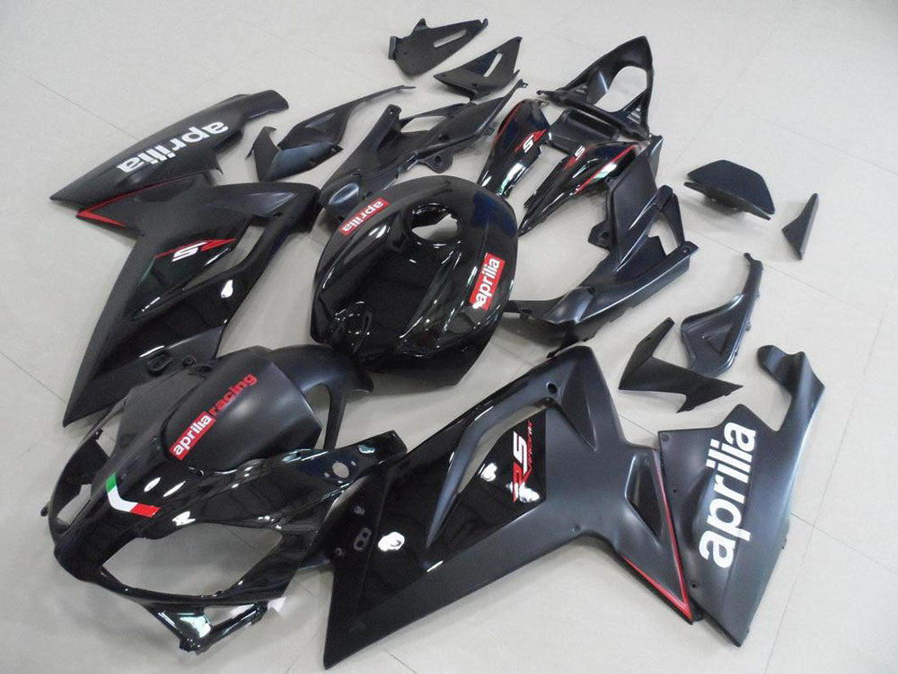 2006-2011 Aprilia RS125 Black And Matte Black Fairing Kit