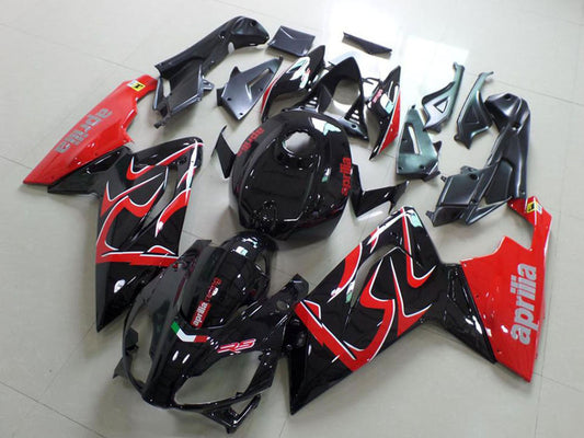 2006-2011 Aprilia RS125 Black And Red Fairing Kit