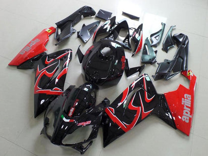 2006-2011 Aprilia RS125 Black and Red Fairing Kit