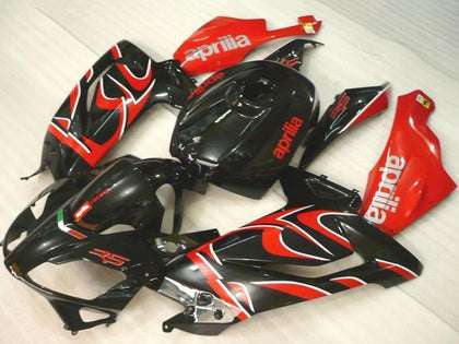 2006-2011 Aprilia RS125 Black Red Fairing Kit