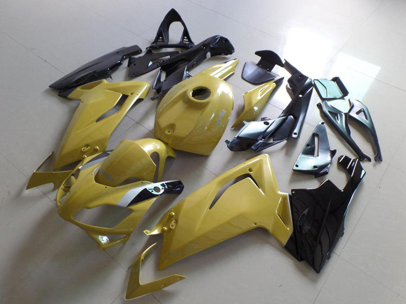 2006-2011 Aprilia RS125 Yellow And Black Fairing Kit