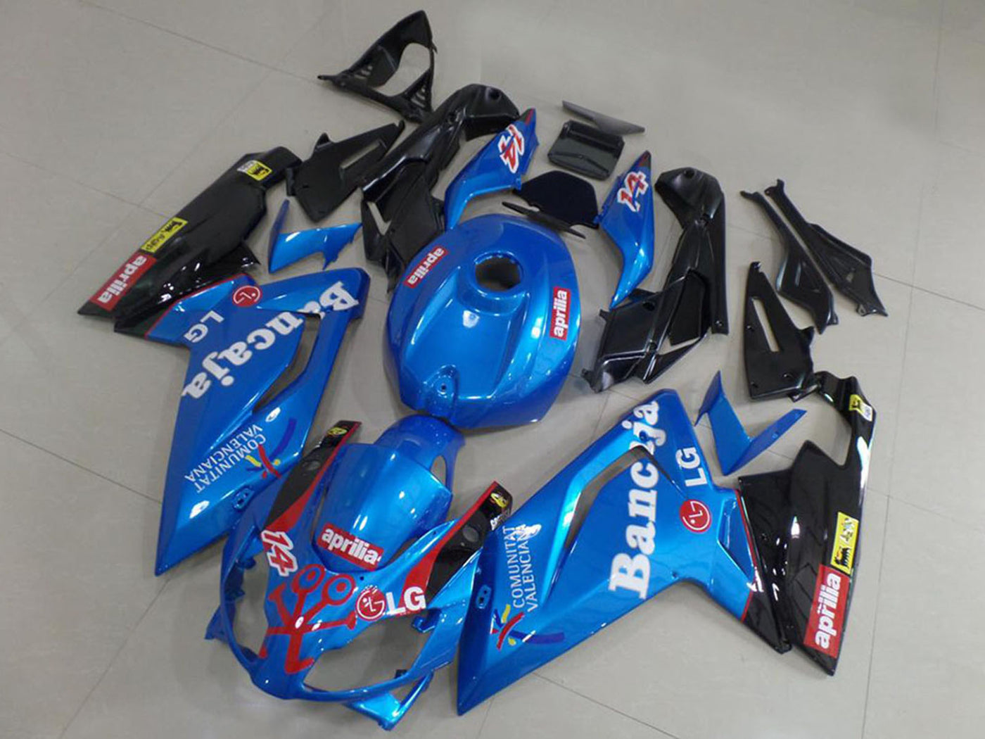 2006-2011 Aprilia RS125 Blue And Black Fairing Kit