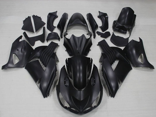 2006-2011 Kawasaki Ninja ZX14R Matte Black Fairing Kit