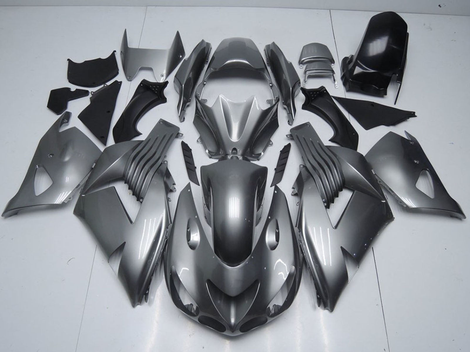 2006-2011 Kawasaki Ninja ZX14R Glossy Grey Fairing Kit