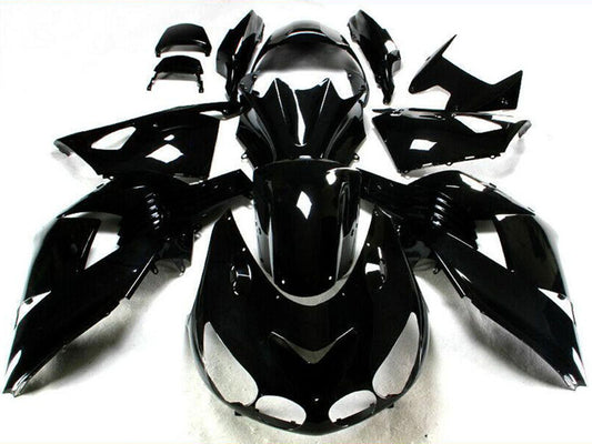 2006-2011 Kawasaki Ninja ZX14R Glossy Black Fairing Kit