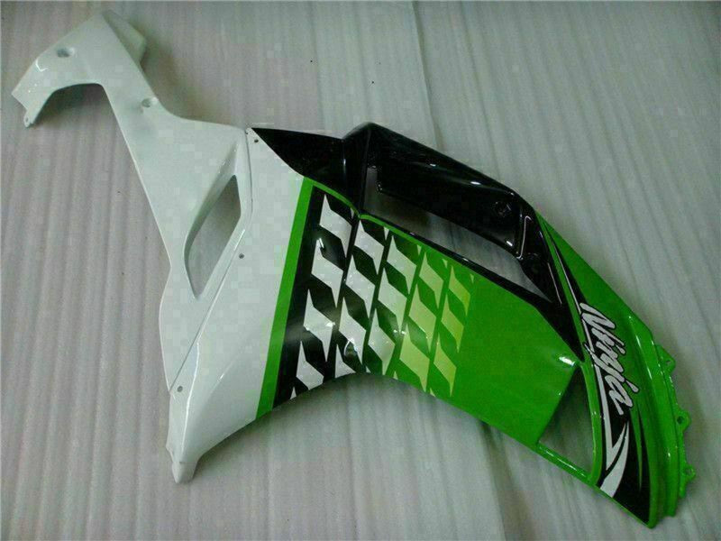 Purchase 2007-2008 Green White Ninja Kawasaki ZX6R Motorcycle Fairings UK
