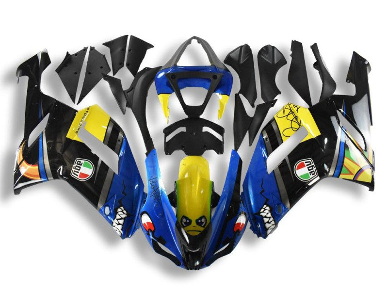 Purchase 2007-2008 Blue Shark Kawasaki ZX6R Motorcycle Fairings UK