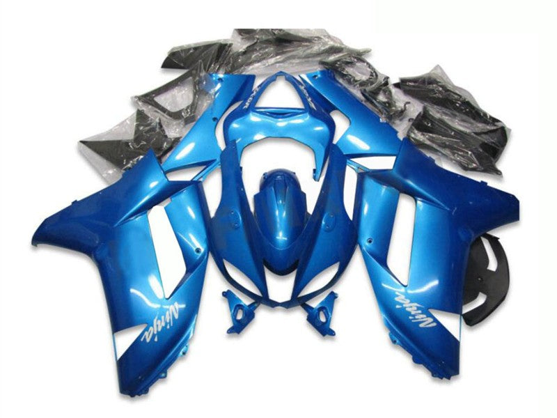 Purchase 2007-2008 Blue Kawasaki ZX6R Motorcycle Fairing UK