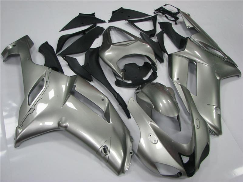 Purchase 2007-2008 Grey Kawasaki ZX6R Motorcycle Fairings UK
