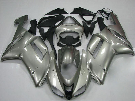 2007-2008 Kawasaki ZX6R Grey Fairing Kit