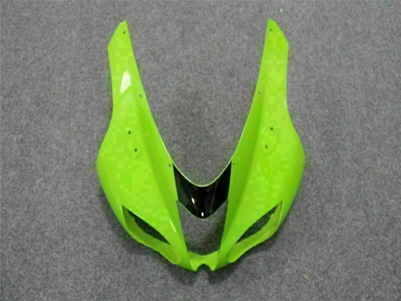 Purchase 2007-2008 Green Black Kawasaki ZX6R Motorcycle Fairing Kits UK