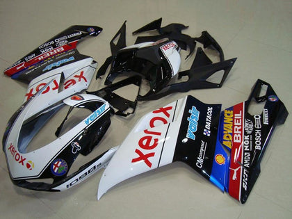 2007-2012 Ducati 1198 / 1098 / 848 Black Xerox Fairing Kit