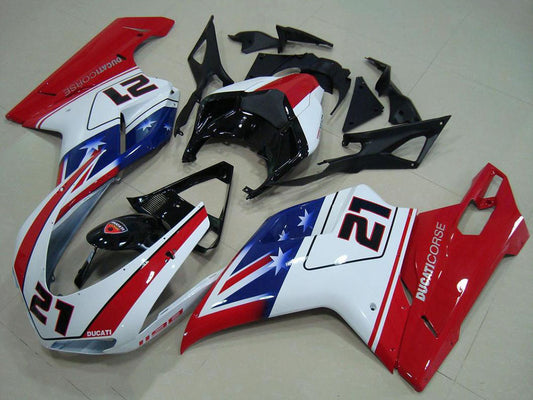 2007-2012 Ducati Ducati 848 1098 1198 Fairing Kit