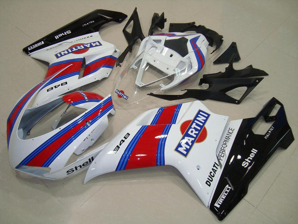 2007-2012 Ducati Ducati 848 1098 1198 Martini Fairing Kit