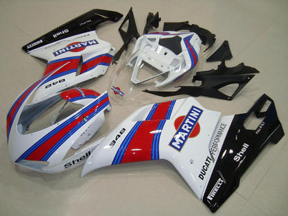 2007-2012 Ducati 1198 / 1098 / 848 Martini Fairing Kit