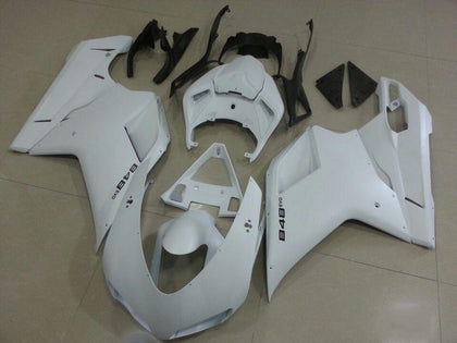 2007-2012 Ducati 1198 / 1098 / 848 Matte White Fairing Kit