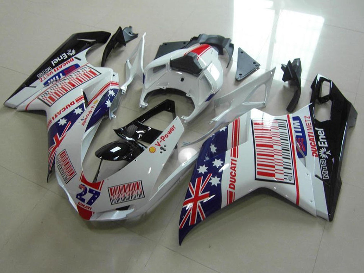2007-2012 Ducati Ducati 848 1098 1198 Fairing Kit