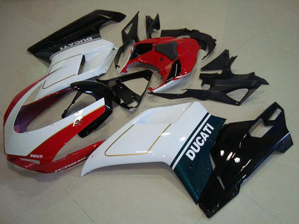 2007-2012 Ducati 1198 / 1098 / 848 Tri Color Fairing Kit
