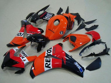 Purchase 2008-2011 Orange White Red Glossy Black Repsol Honda CBR1000RR Abs Fairings UK