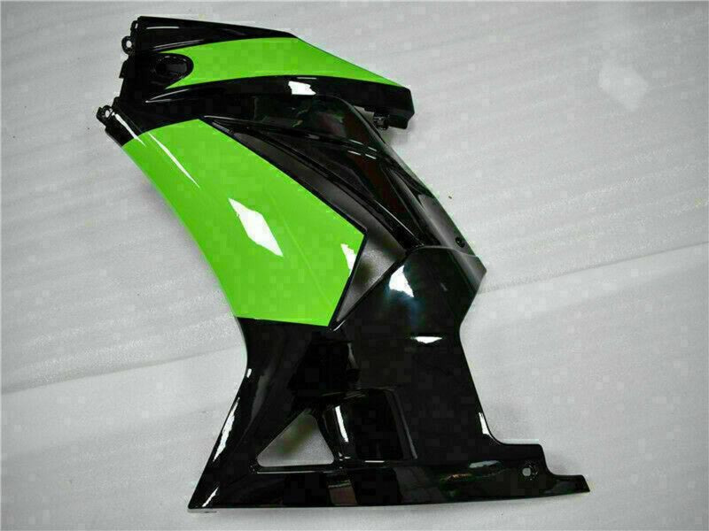 Purchase 2008-2012 Glossy Black Green Kawasaki EX250 Motorcycle Fairings UK