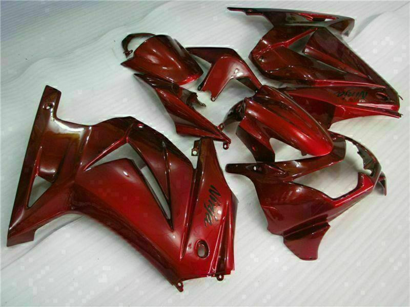 Purchase 2008-2012 Maroon Red Kawasaki EX250 Motorcycle Fairings UK