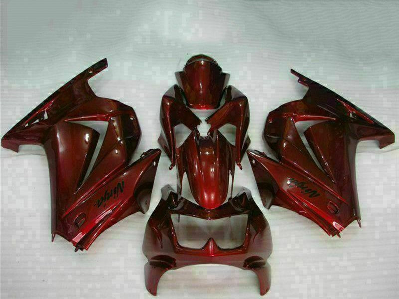Purchase 2008-2012 Maroon Red Kawasaki EX250 Motorcycle Fairings UK