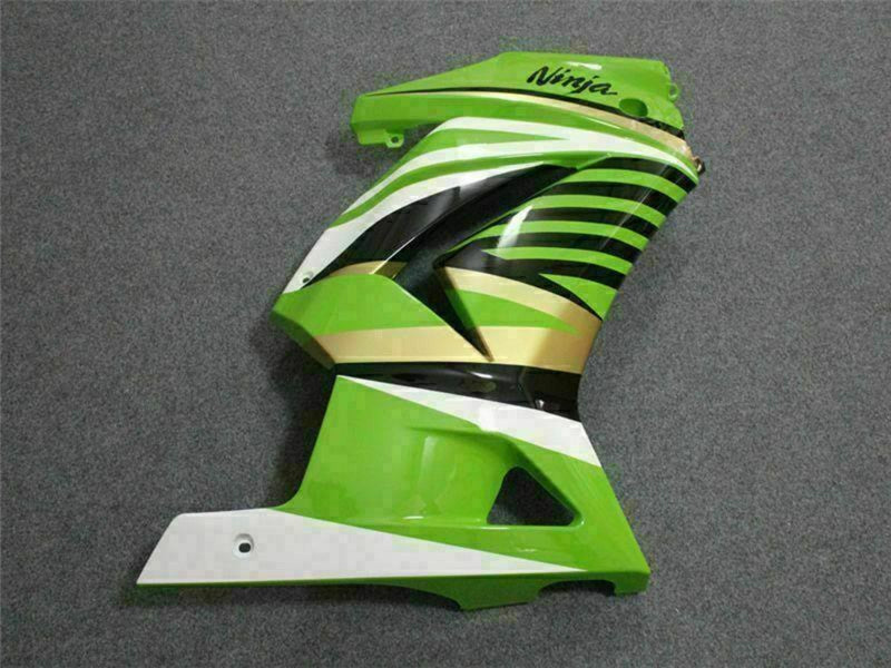 Purchase 2008-2012 Green White Black Kawasaki EX250 Motorcycle Fairing UK