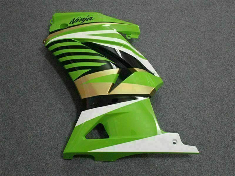 Purchase 2008-2012 Green White Black Kawasaki EX250 Motorcycle Fairing UK