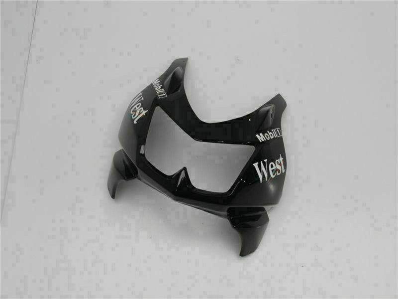Purchase 2008-2012 Glossy Black White West Kawasaki EX250 Motorcycle Fairings UK