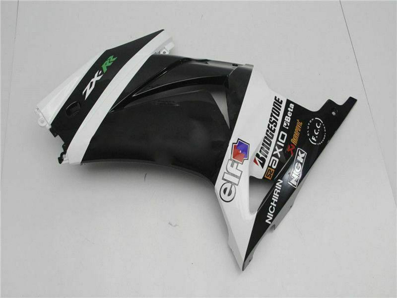 Purchase 2008-2012 White Black Green Kawasaki EX250 Motorcycle Fairings UK